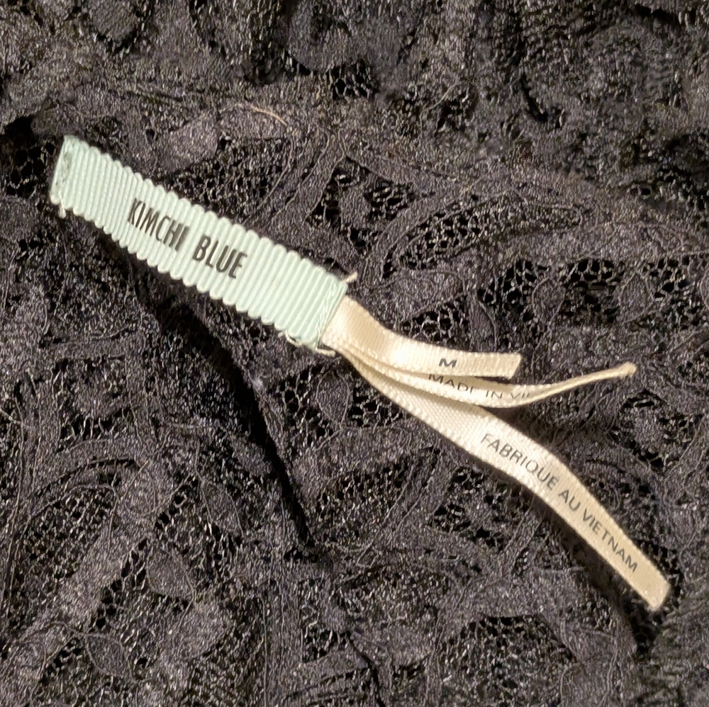 Cute Gothy Black Lace Dress by Kimchi Blue | Women's M - Picture 5 of 7